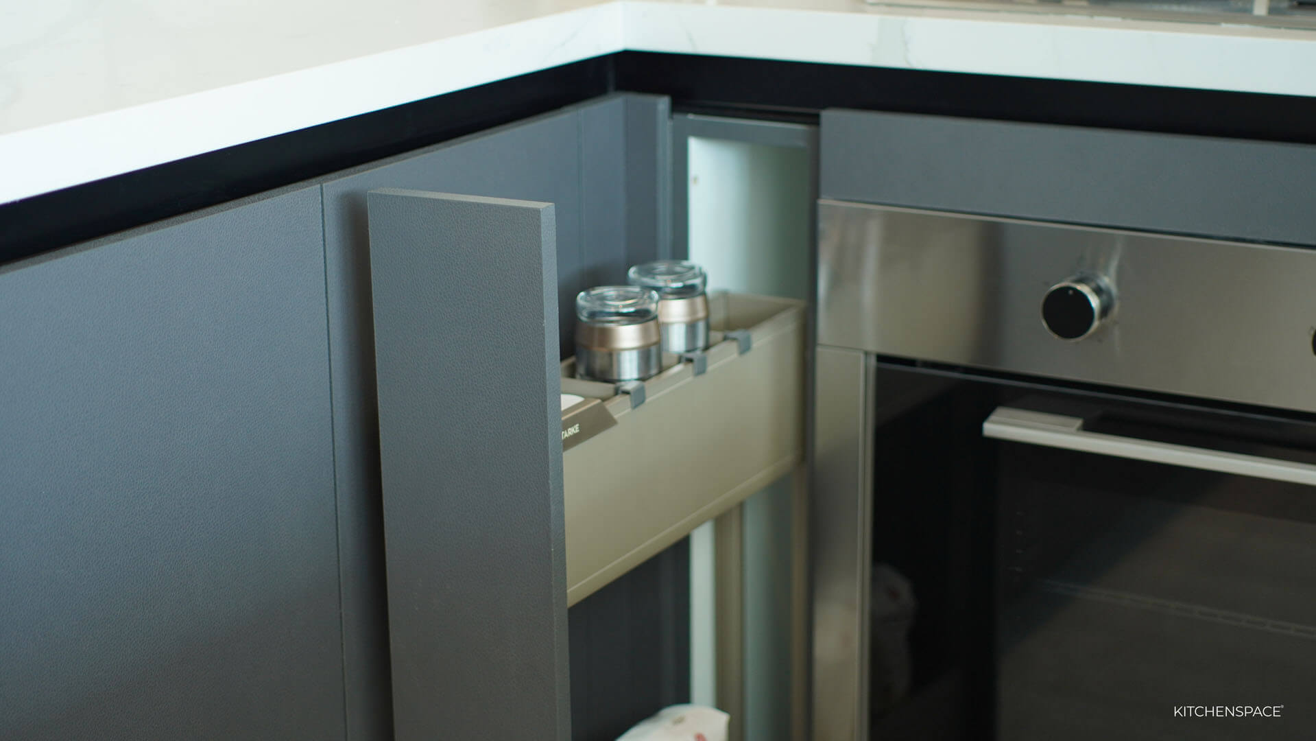 Monochromatic Urban Kitchen Sanctuary